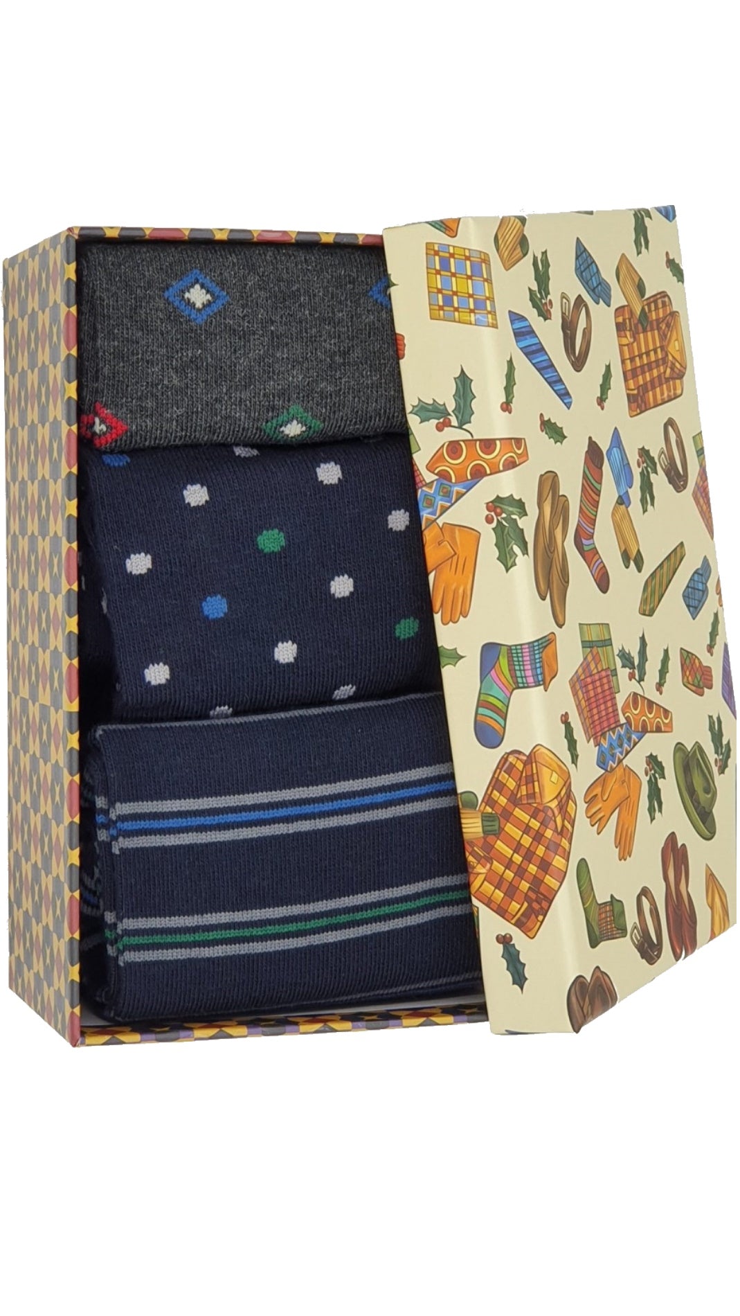 Herren Socken in der Geschenkbox 3 Paar (15251)