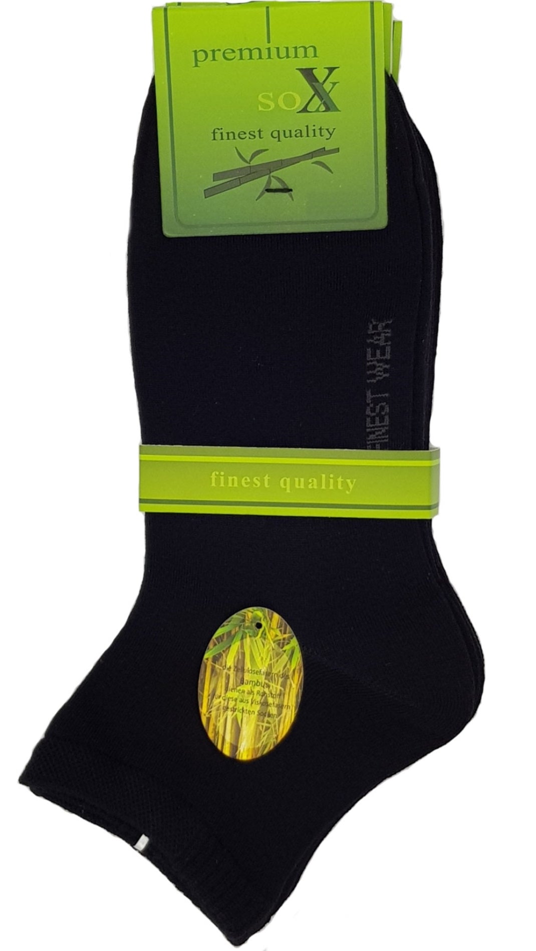 Bambus Herren Kurzschaftsocken 3 Paar (16365)