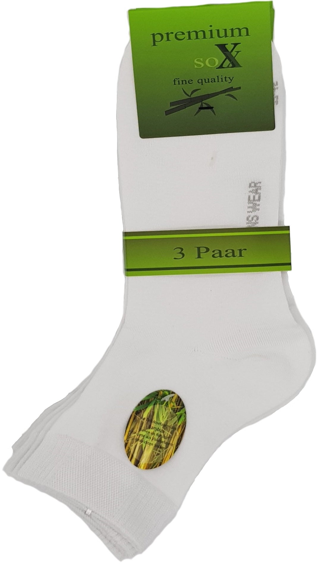 Bambus Herren Kurzschaftsocken 3 Paar (16365)