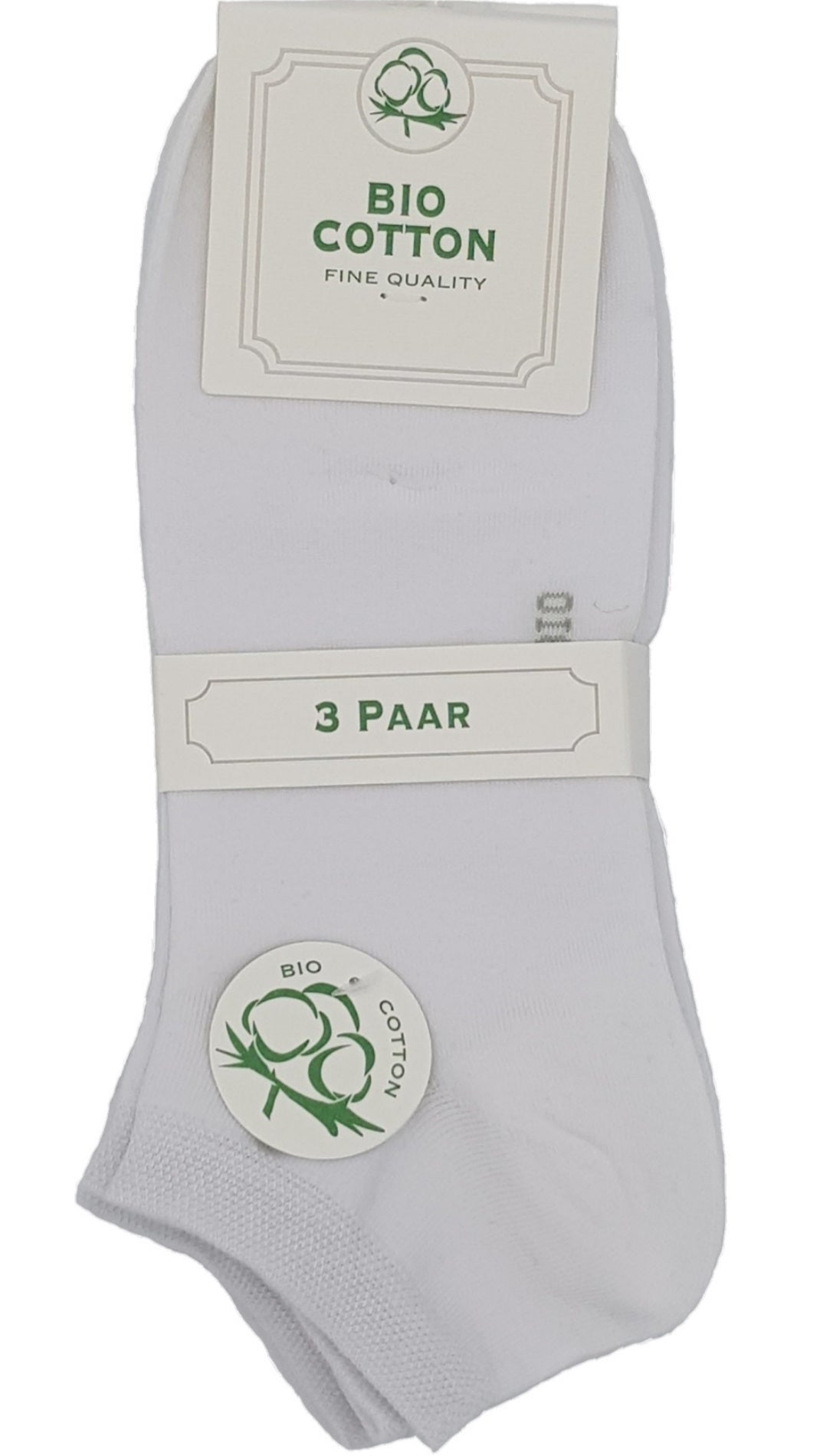 BIO - Cotton - Sneaker 3 Paar - Gr. 50 (16399)