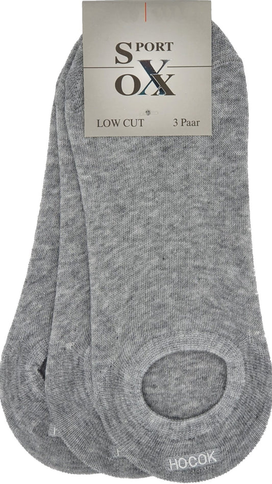 Low Cut Socken unsichtbar im Schuh 3 Paar bis Größe 50