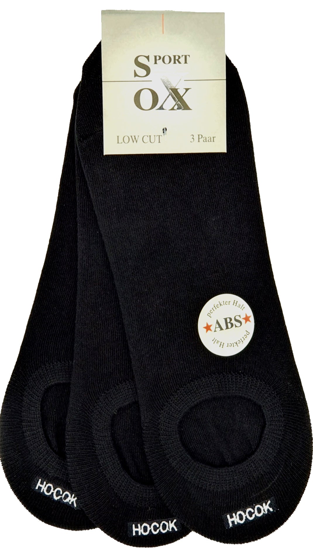 Low Cut Socken unsichtbar im Schuh 3 Paar bis Größe 50