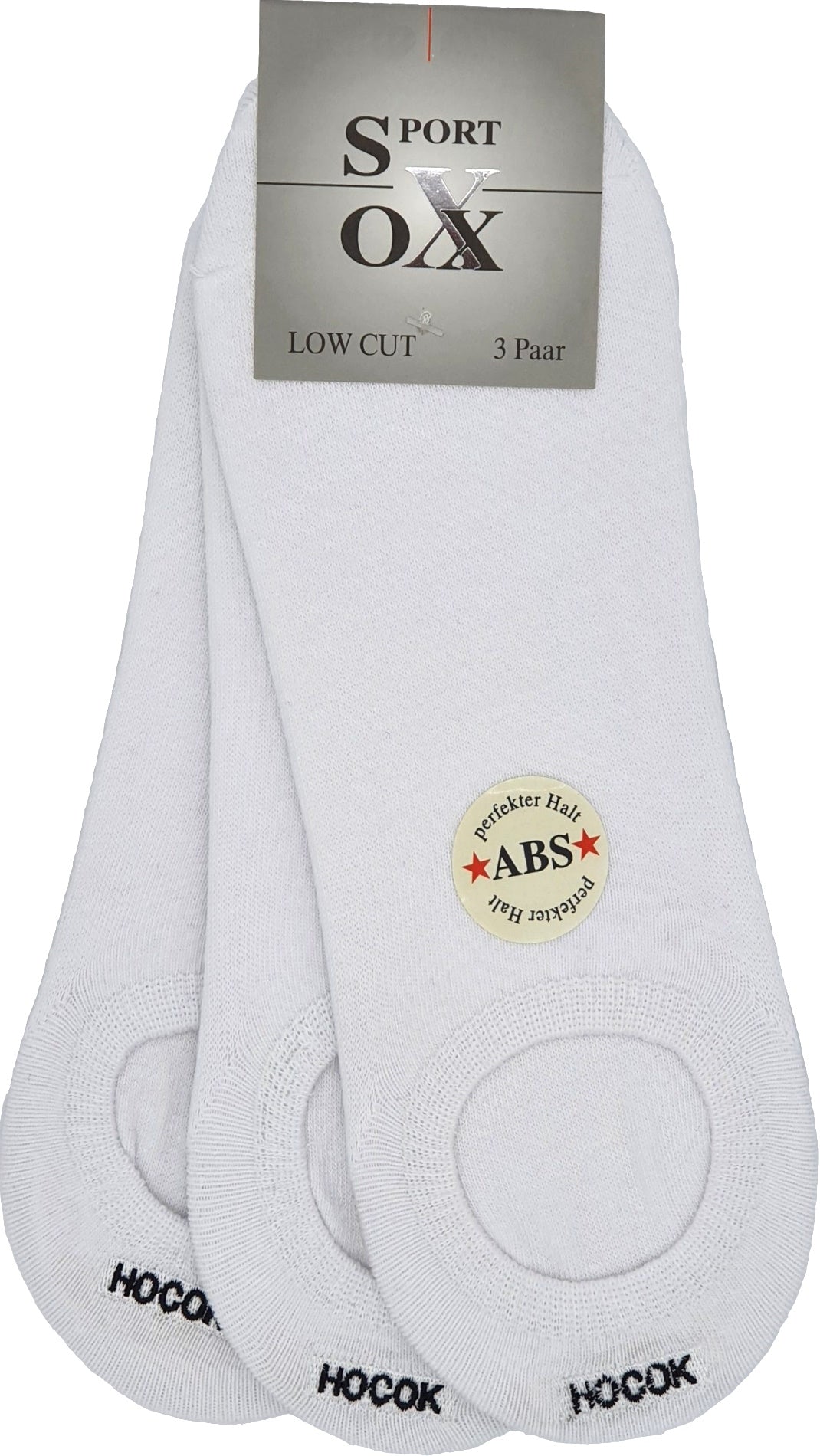 Low Cut Socken unsichtbar im Schuh 3 Paar bis Größe 50