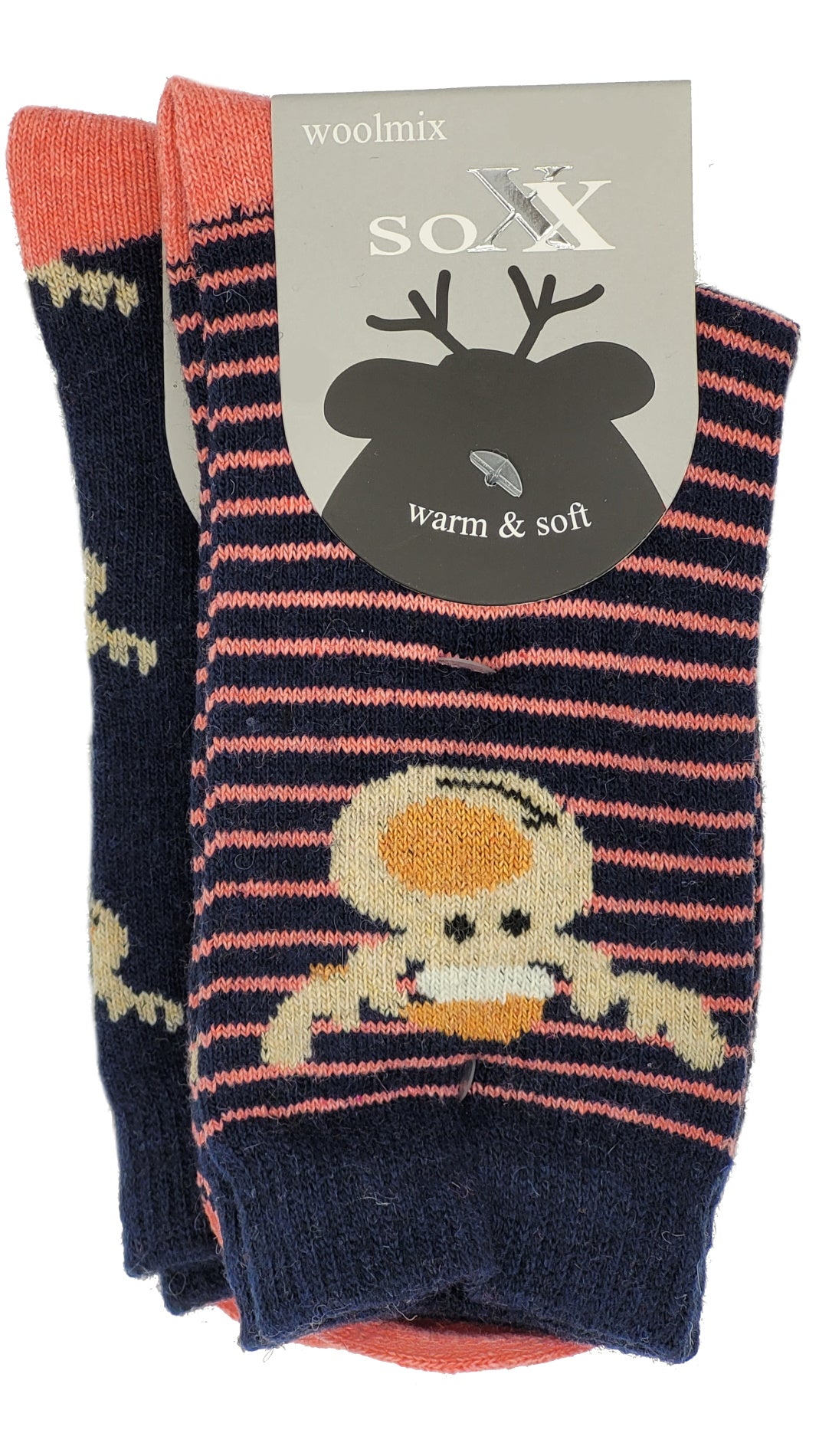 Damen Wollsocken Elch 2 Paar (37726)