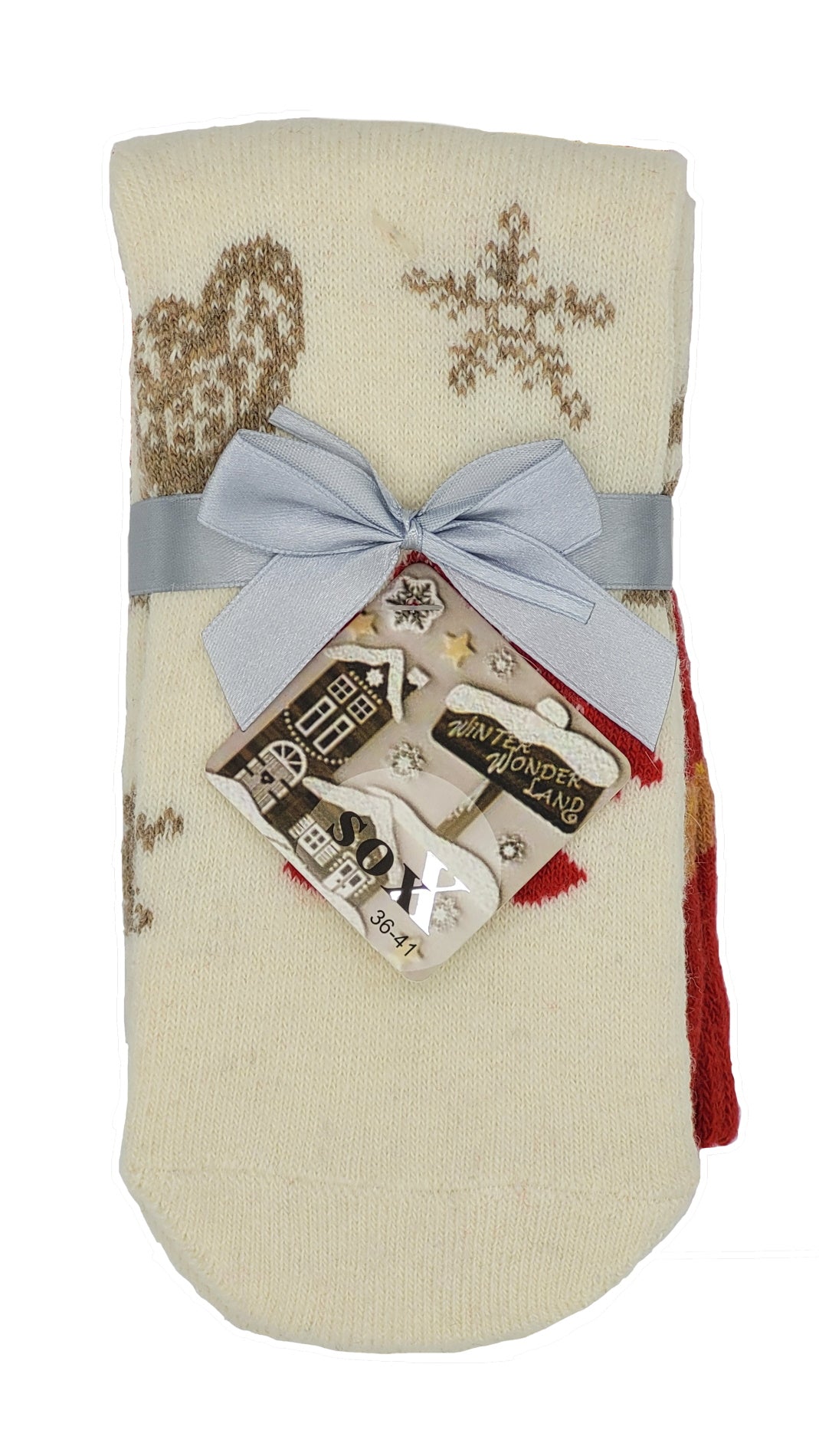 Damen Wollsocken Christmas 2 Paar one Size (37895)