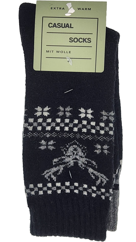 Herren Thermo Socken Hirsch 2 Paar (21455)