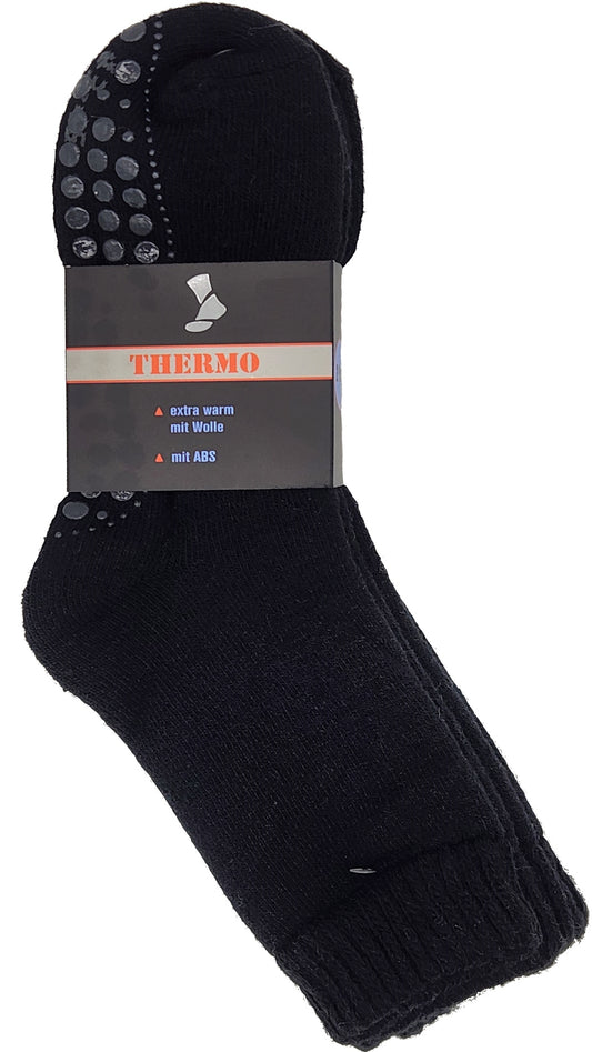 Herrensocken extra warm mit ABS 2 Paar bis Größe 50 (21463)