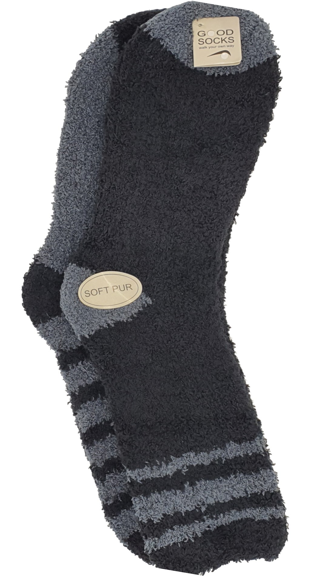 taille des chaussettes douillettes 40-45 supersoft 2 paires (21655)
