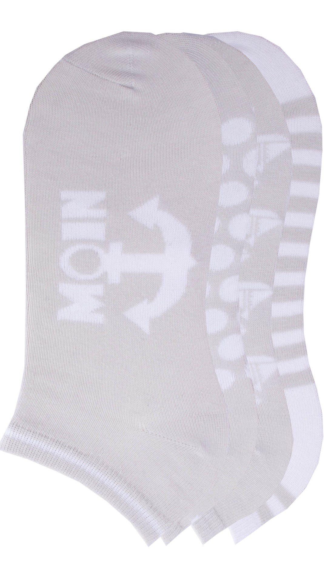 Damen Sneaker Socke Maritim ,,Moin`` Anker 4 Paar (36805)