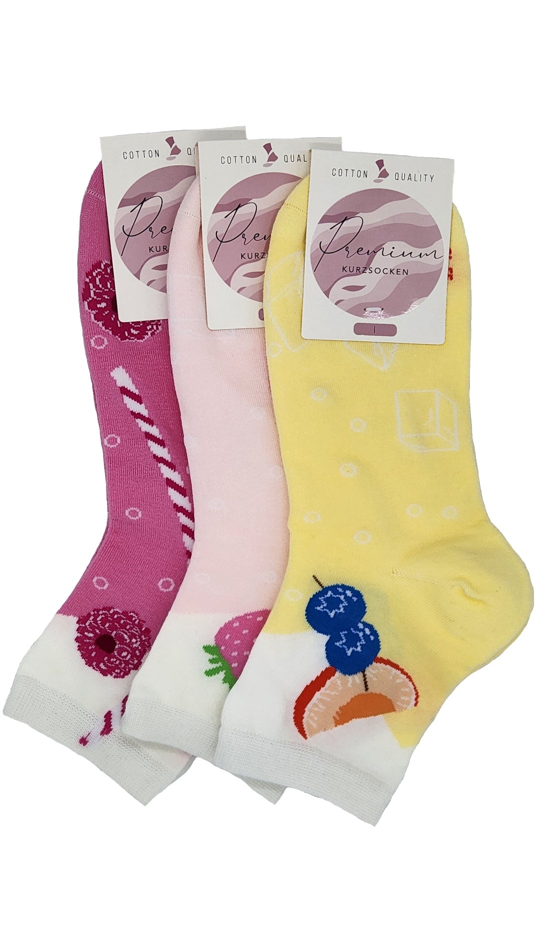 Lot de 3 paires de chaussettes de tennis à tige courte pour femmes (36951)