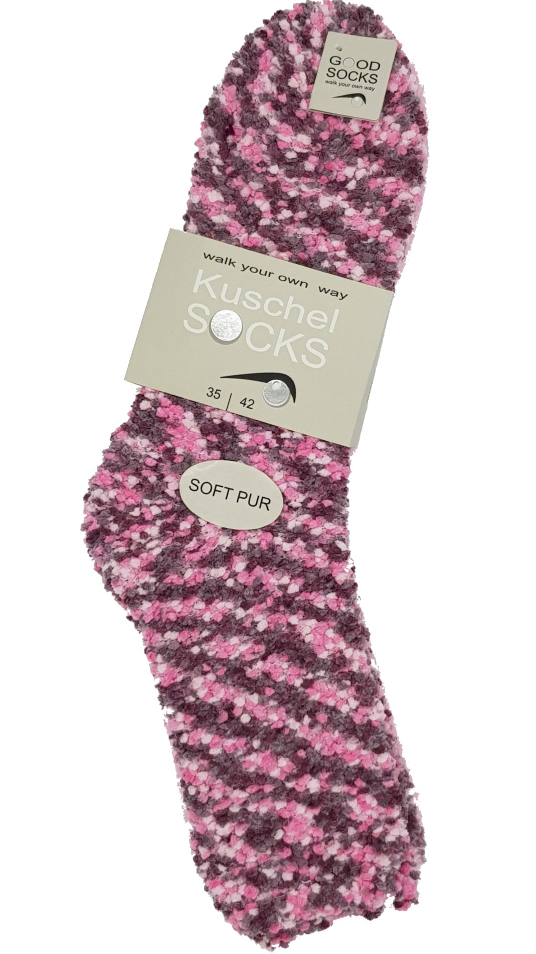 Kuschel-Socken Gr. 35-42 Bouclé 2 Paar