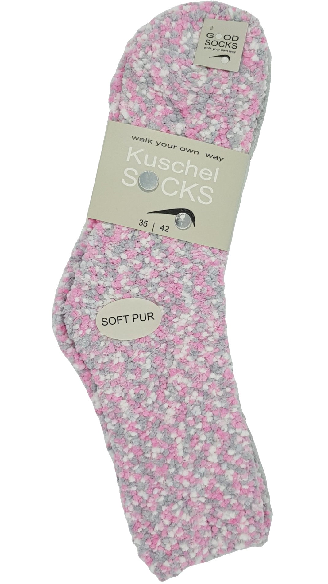 Kuschel-Socken Gr. 35-42 Bouclé 2 Paar
