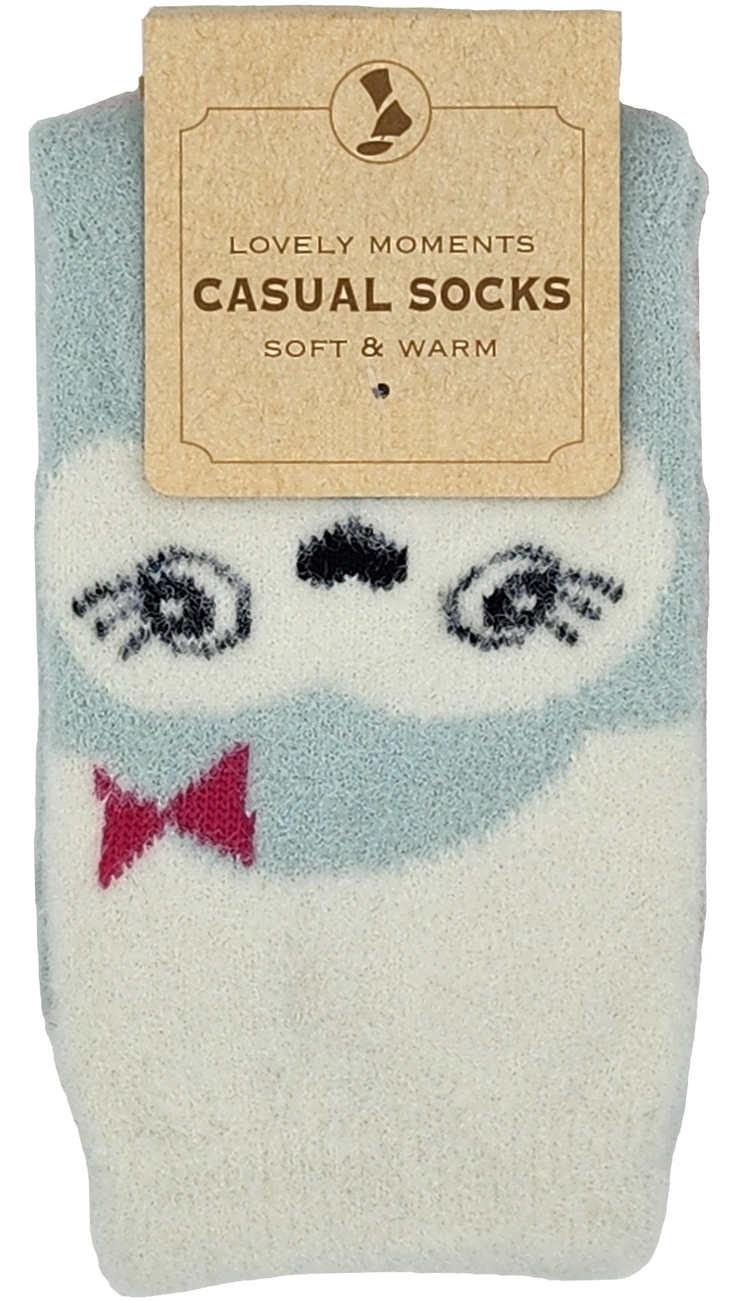Damen Kuschel-Socken Tiergesichter 2 Paar (37732)