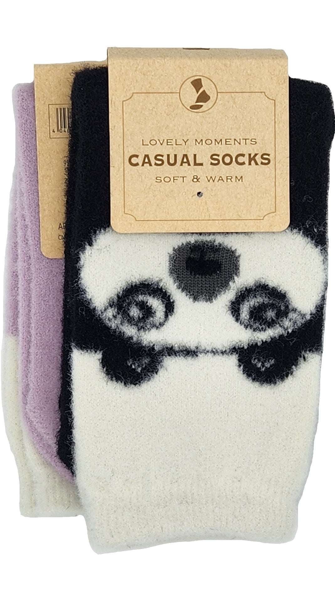 Damen Kuschel-Socken Tiergesichter 2 Paar (37732)