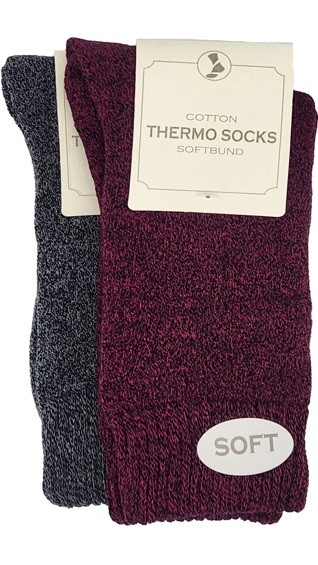 Thermo Soft Socken Softbund 2 Paar ab Größe 39 (23402,38413)