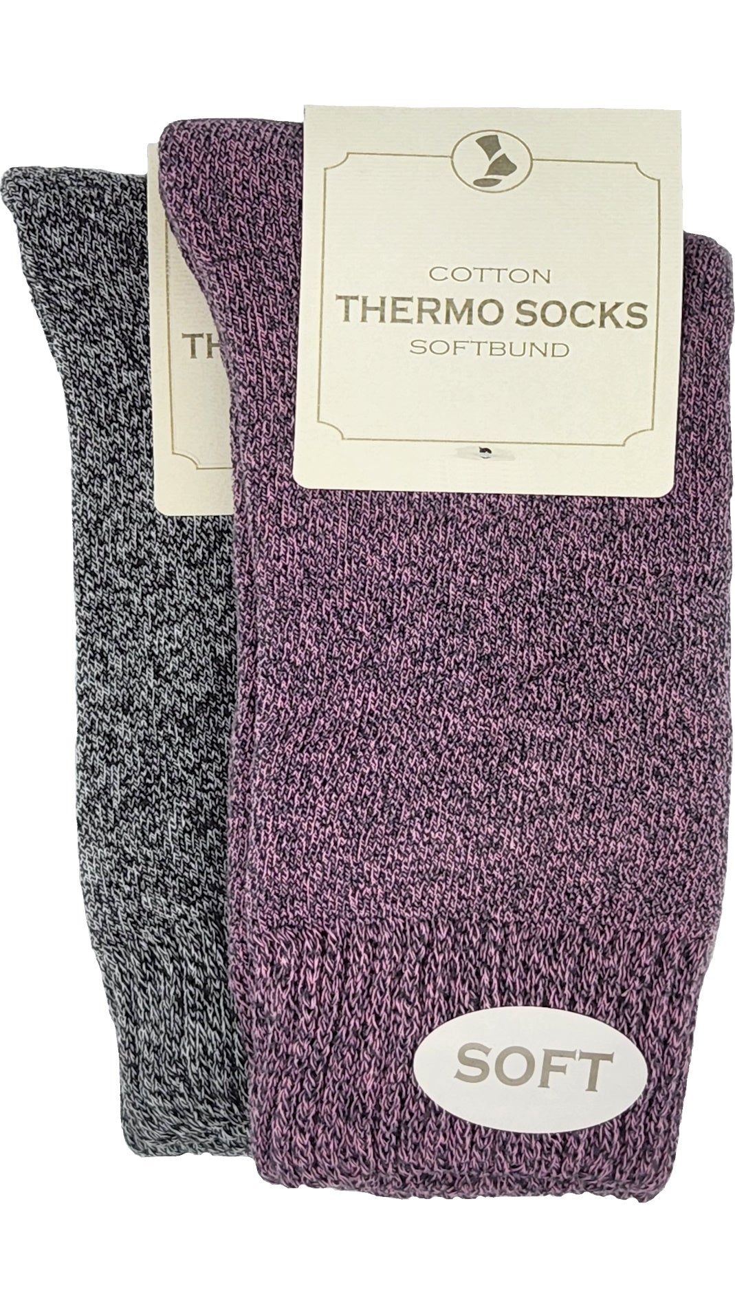 Thermo Soft Socken Softbund 2 Paar ab Größe 39 (23402,38413)