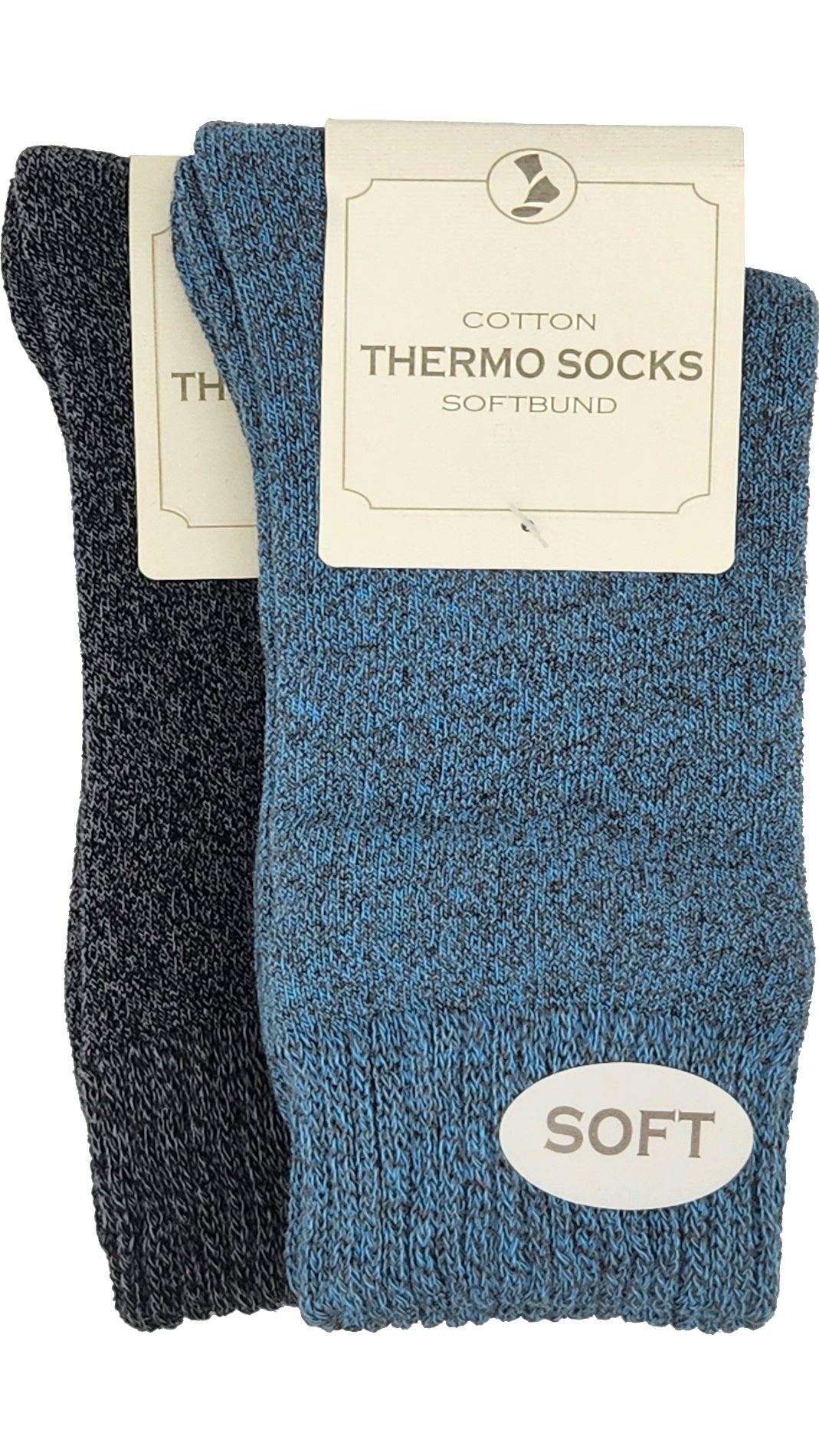 Thermo Soft Socken Softbund 2 Paar ab Größe 39 (23402,38413)