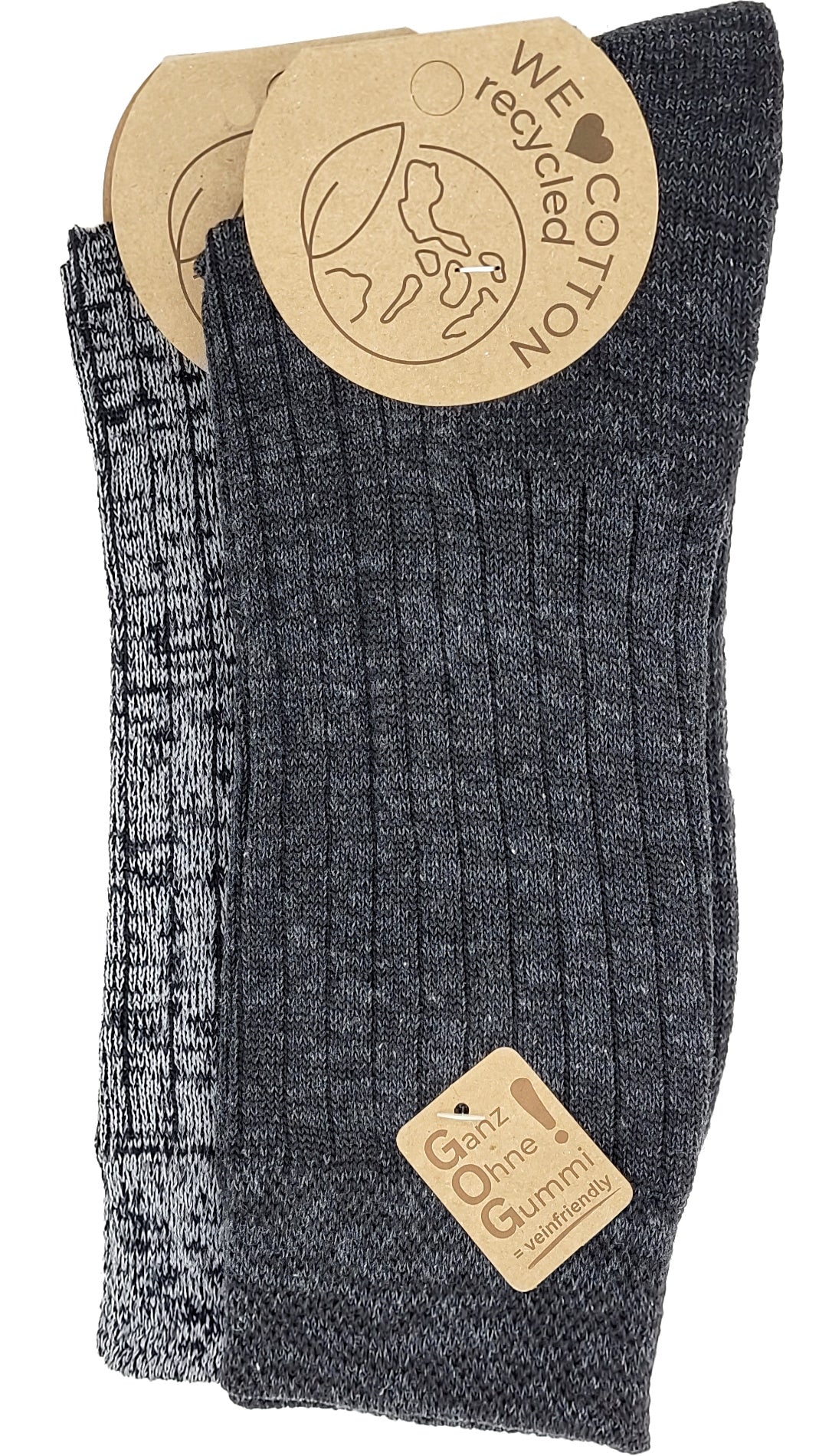 Übergrößen ,,Multicolour'' Socken recycled 2 Paar Gr. 47-50 (6157)