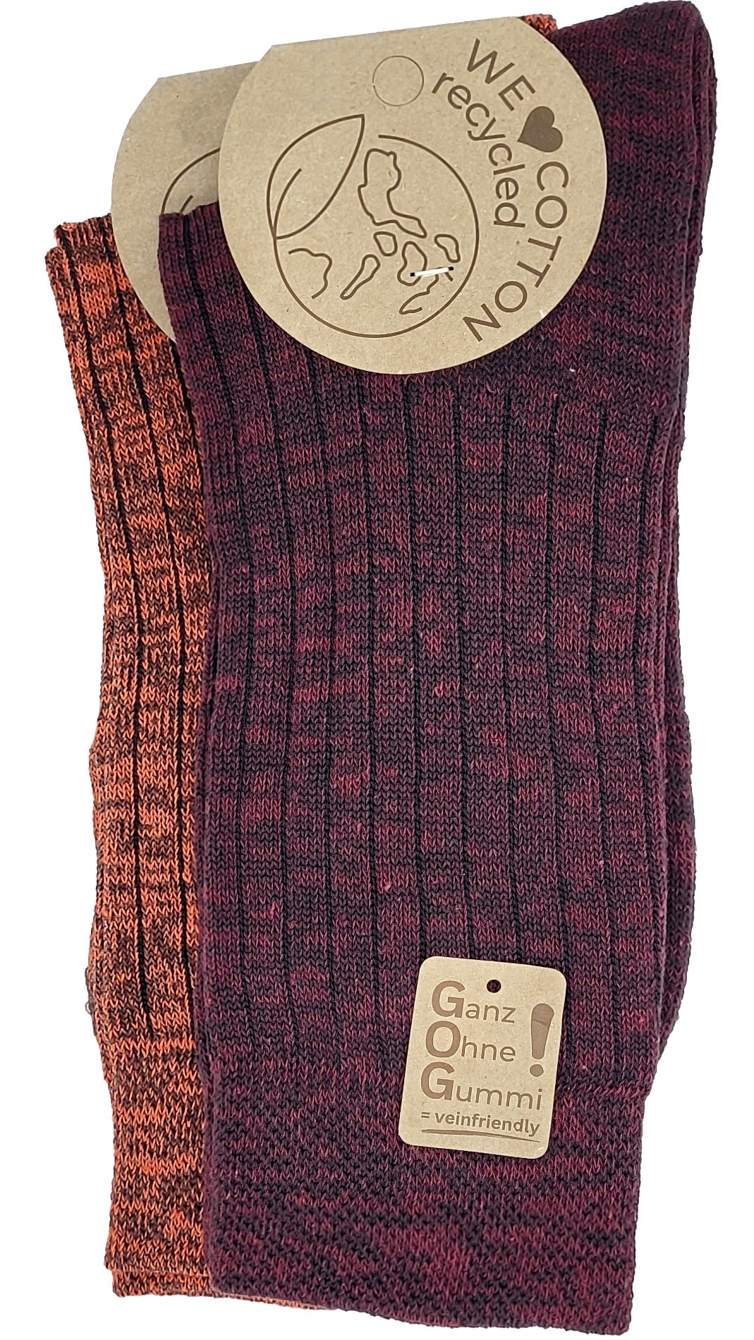 Übergrößen ,,Multicolour'' Socken recycled 2 Paar Gr. 47-50 (6157)