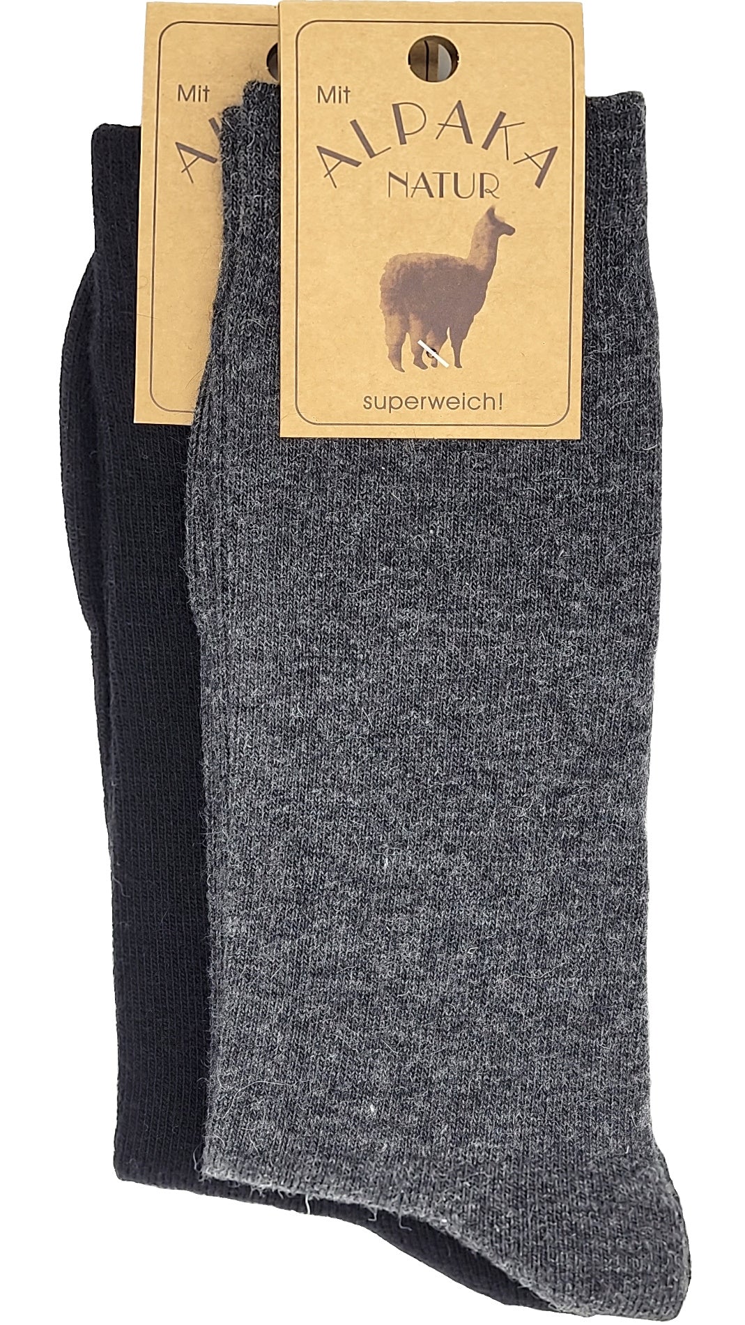 XXL Übergrößen 47-50 Alpaka Wollsocken 3 Paar oder 2 Paar (6506)