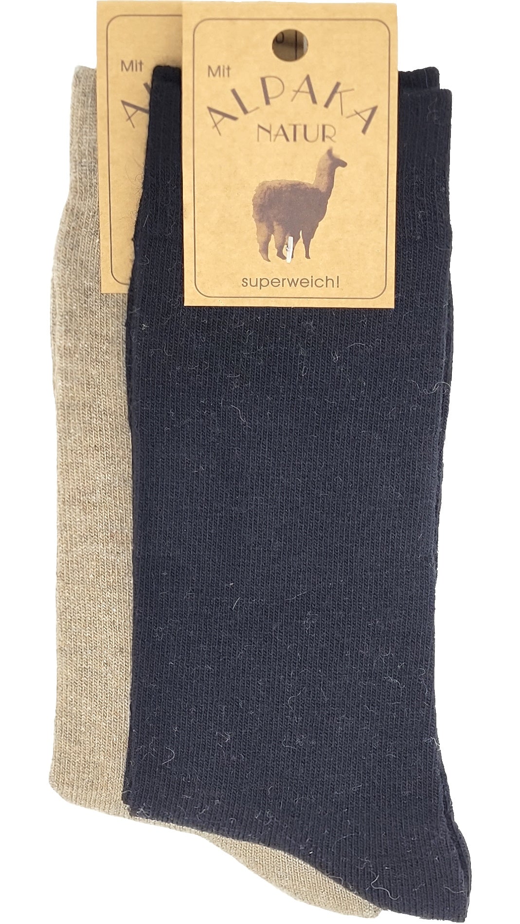 XXL Übergrößen 47-50 Alpaka Wollsocken 3 Paar oder 2 Paar (6506)