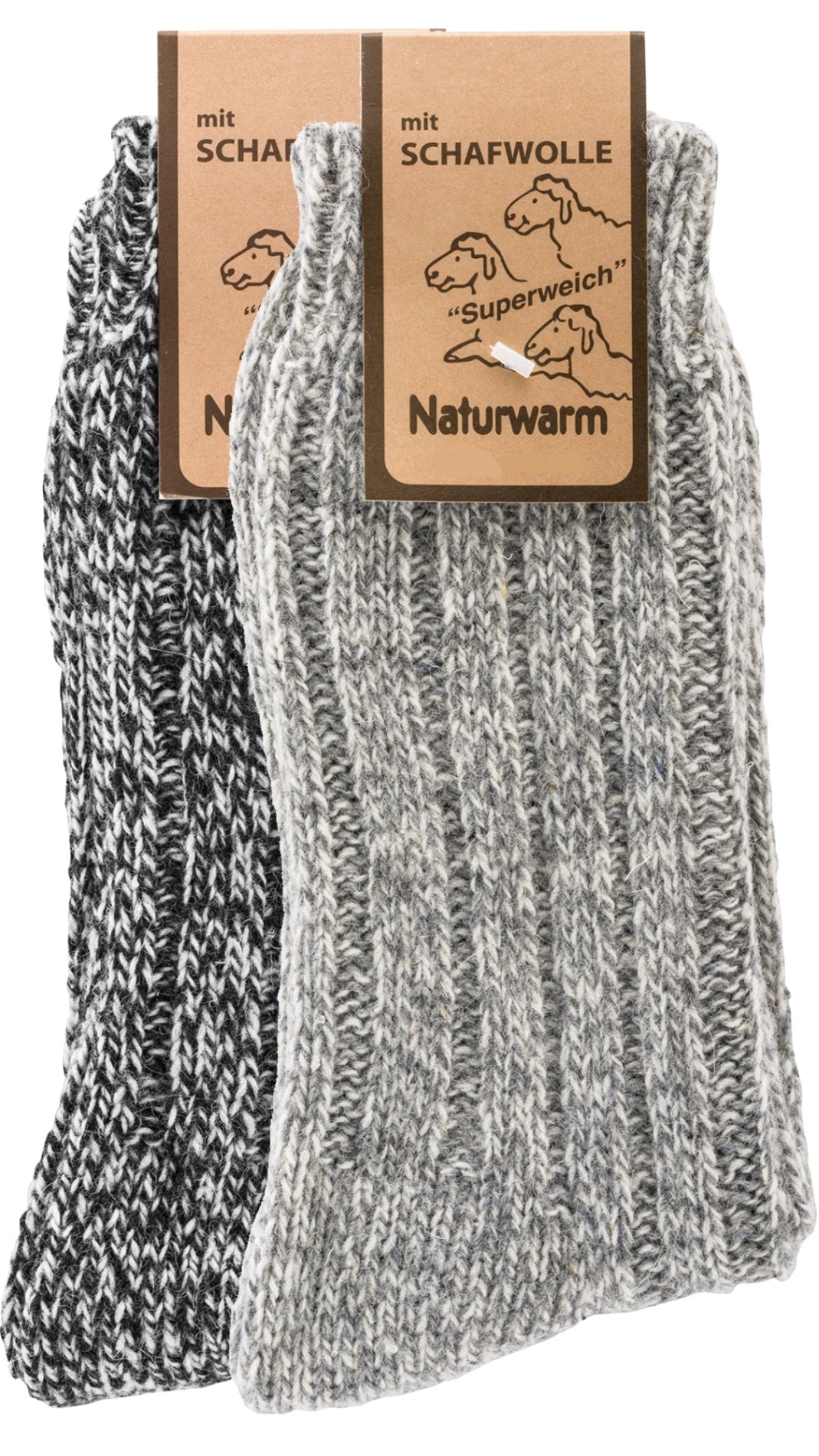 XXL Übergröße Norweger-Socken 2 Paar Gr.47-50 (6581)