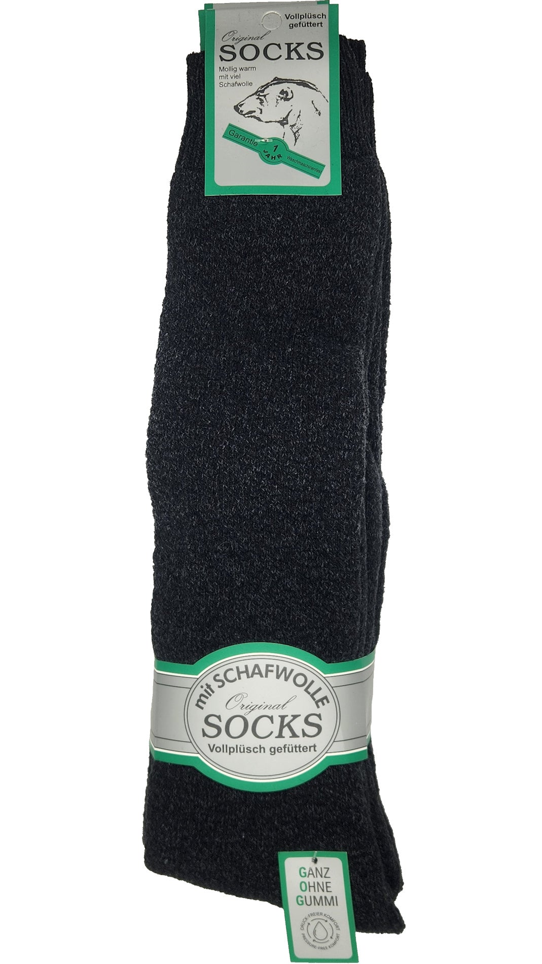 Chaussettes norvégiennes jusqu'au genou, 3 paires jusqu'à la taille 50 (6621)