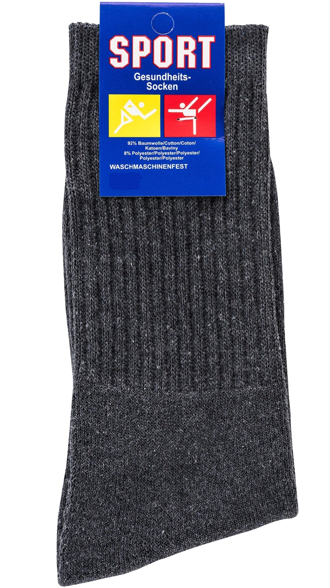 XXL Übergrößen Tennis anthrazit 5 Paar bis Größe 54 (6928)