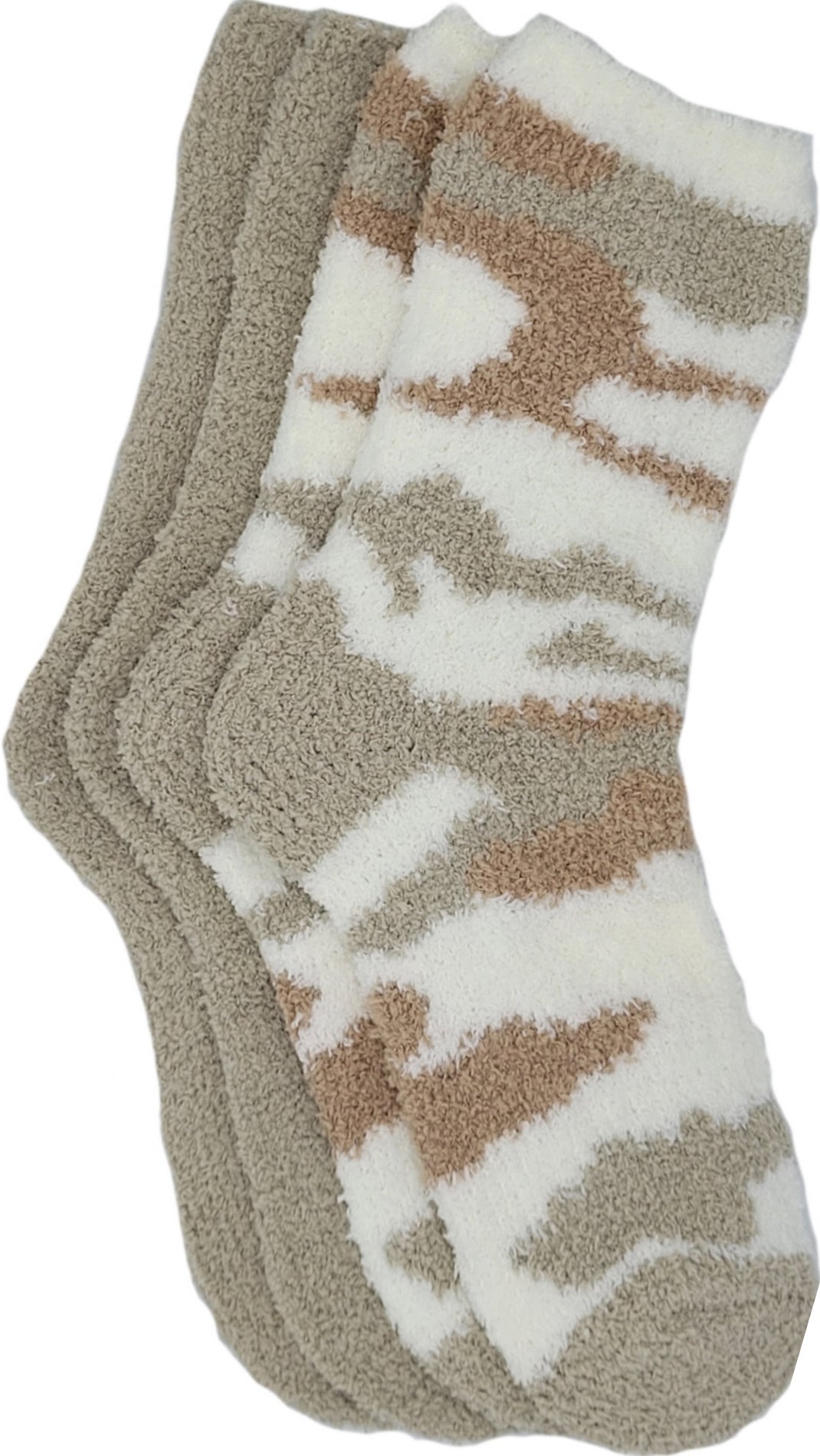 Kuschel-Socken Gr. 35-42 Cosy Camouflage 2 Paar