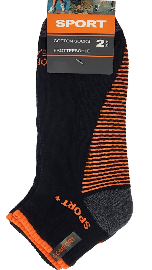 Herren Kurzschafft ,,Sport'' Frotteesohle 2 Paar Gr. 47-50 (16209)