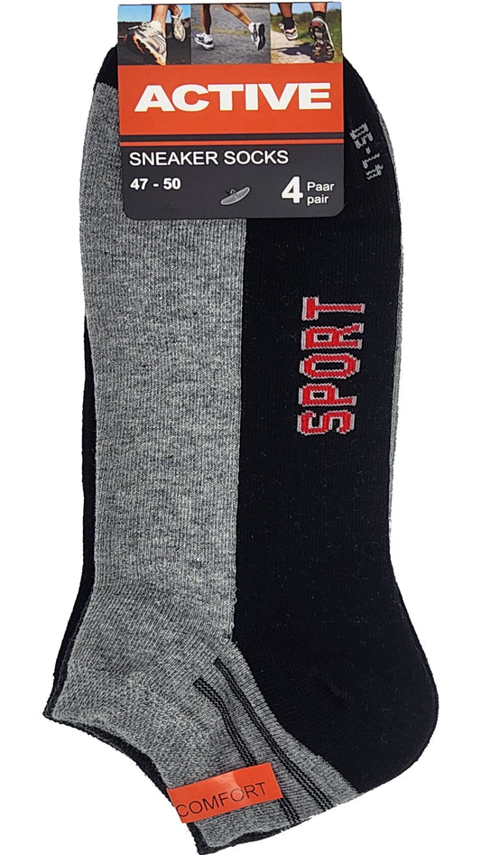 XXL Übergröße 47-50 Sneaker Sport 4 Paar (16737)