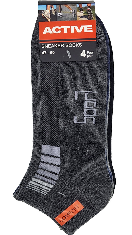 XXL Übergröße 47-50 Sneaker Sport 4 Paar (16757)