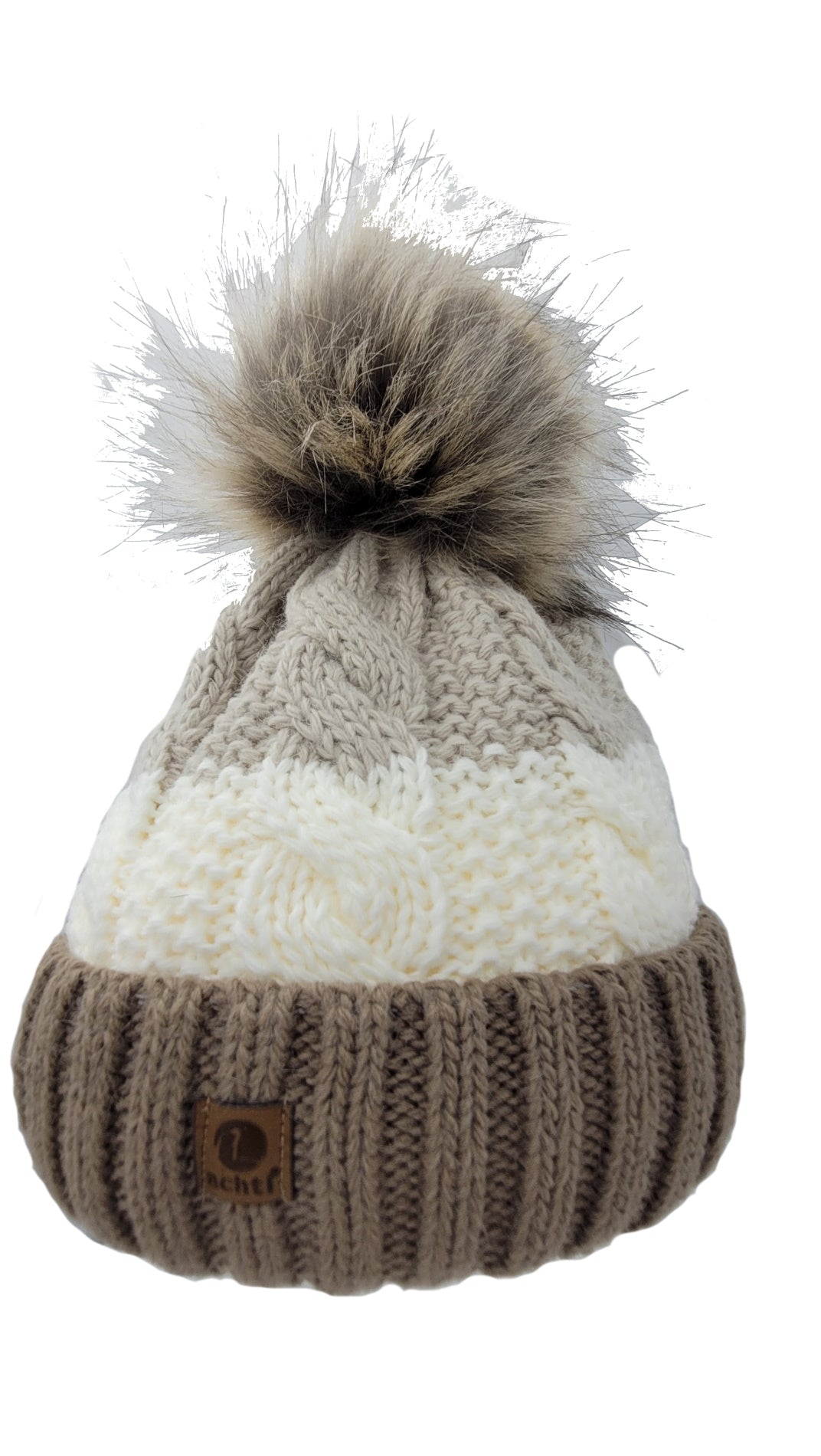 wintermuts bobbelmuts gebreide muts
