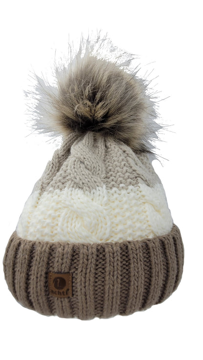 wintermuts bobbelmuts gebreide muts
