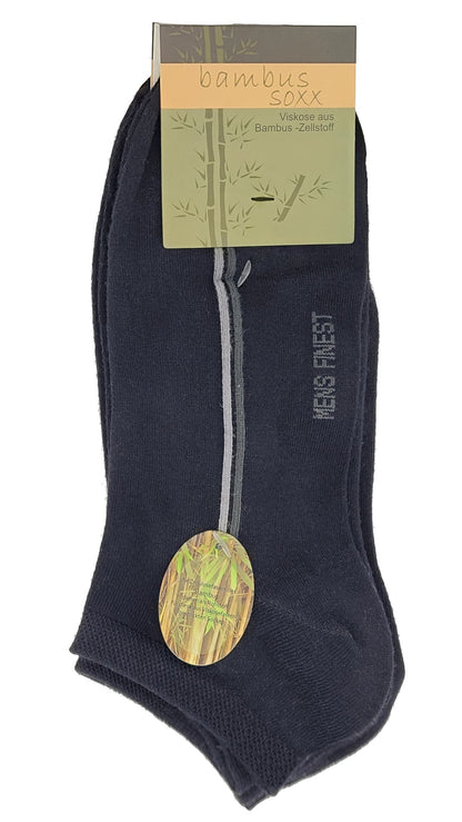 Oversize XXL Bamboe Enkelsokken Sneaker Heren 3 Paar Maat 47-50 (16532)