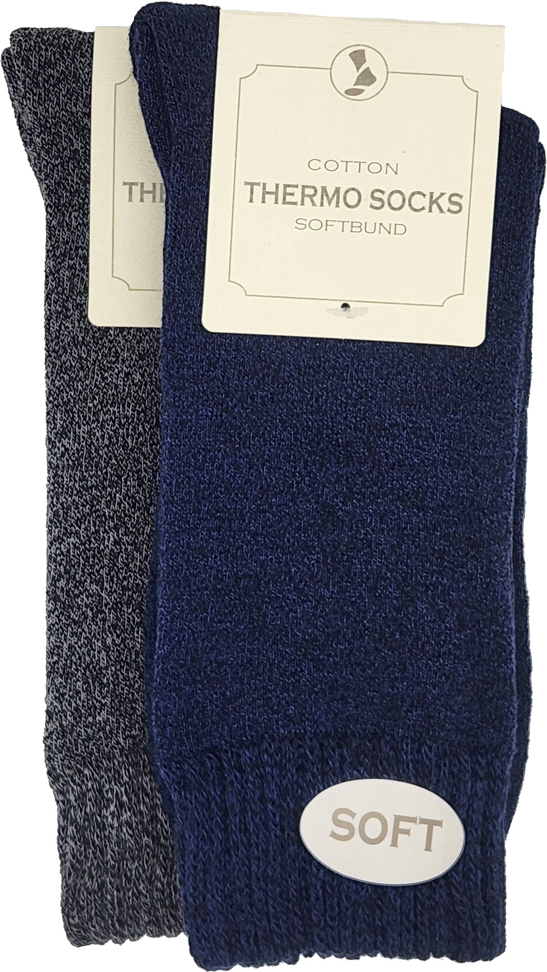 Thermozachte sokken zachte tailleband 2 paar (23402,38413)