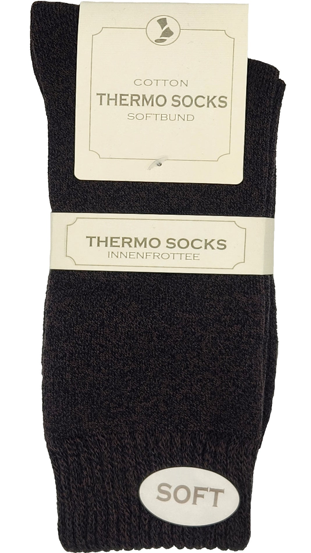 Thermozachte sokken zachte tailleband 2 paar (23402,38413)
