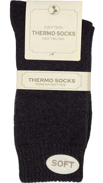Thermozachte sokken zachte tailleband 2 paar (23402,38413)