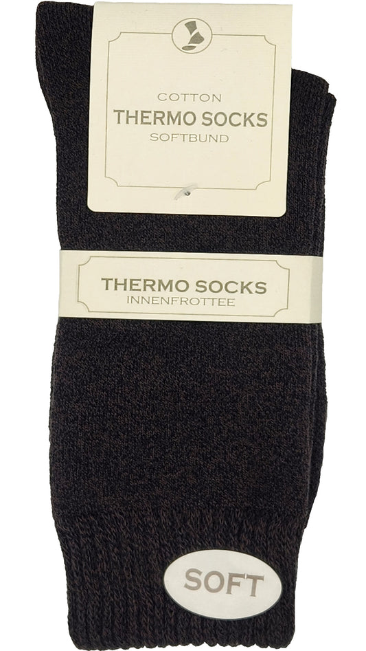 Thermozachte sokken zachte tailleband 2 paar (23402,38413)