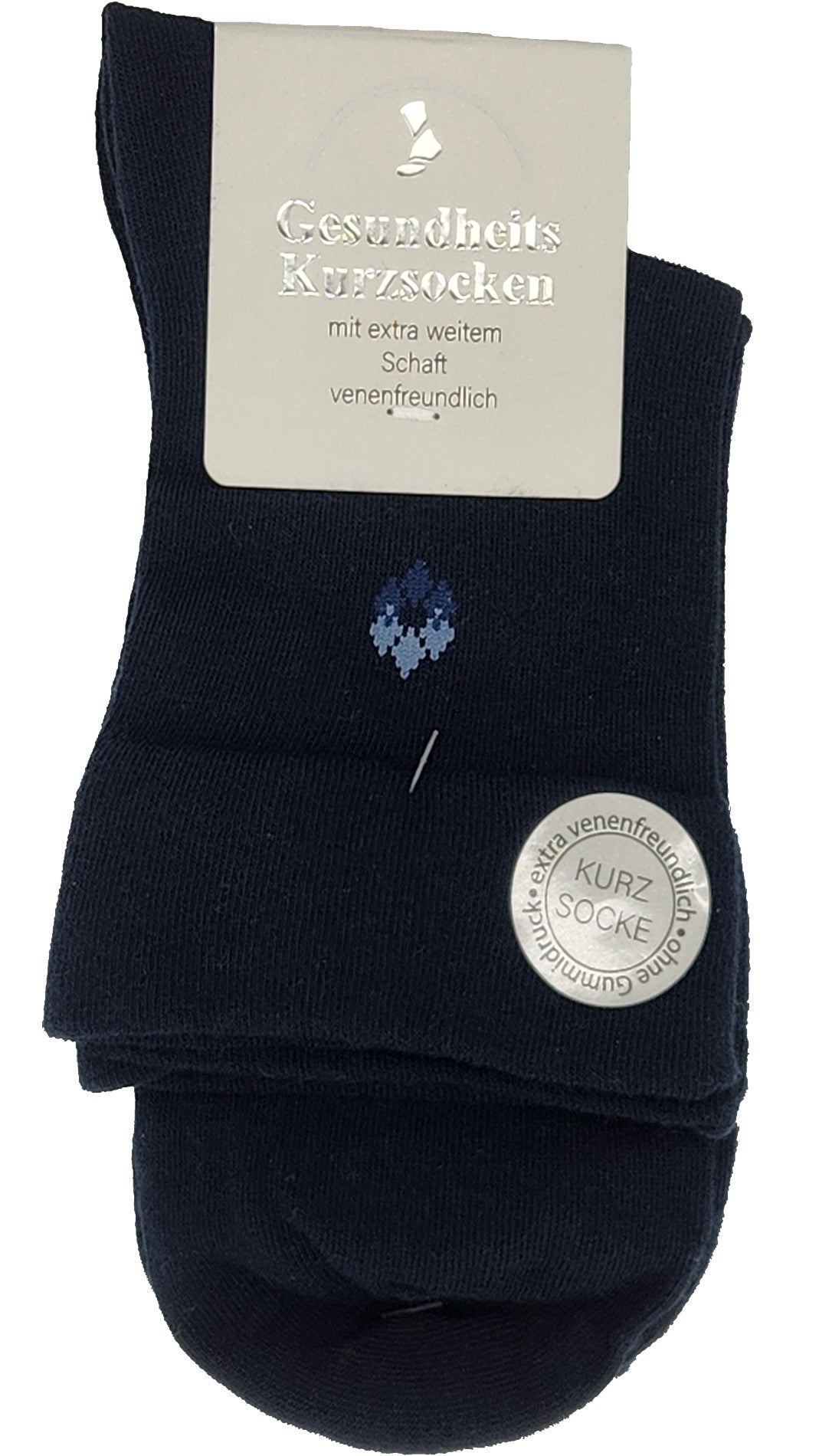 Chaussettes courtes de santé pour hommes entonnoir EXTRA doux pour les veines 3 paires (26600)