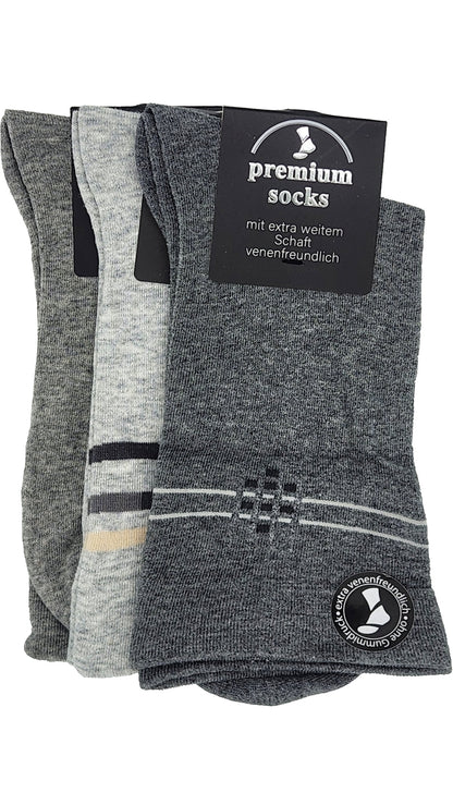 Herren Gesundheitssocken Trichter EXTRA venenfreundlich 3 Paar (26942-43)