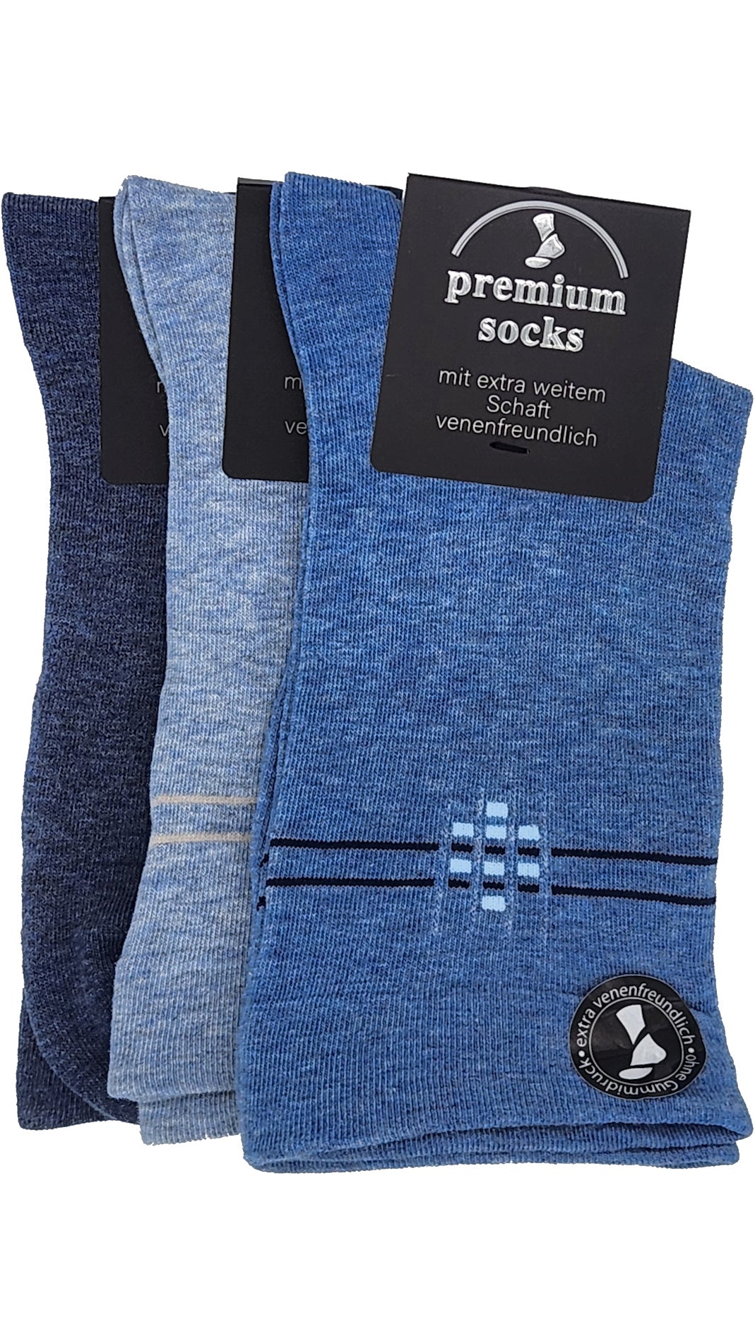 Herren Gesundheitssocken Trichter EXTRA venenfreundlich 3 Paar (26942-43)