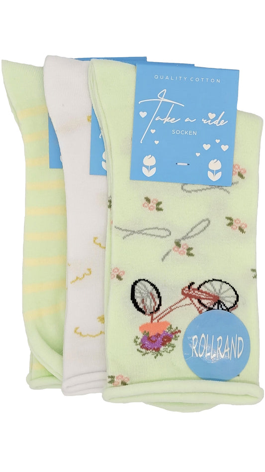 Chaussettes pour femmes « Holland » à bords roulés 3 paires (34225)