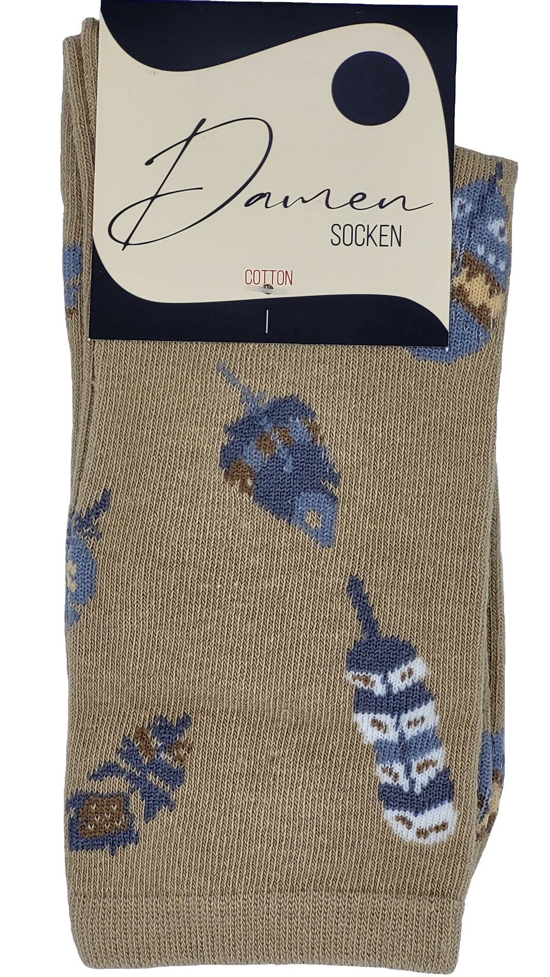 Chaussettes femme "Plumes" 3 paires (34950)