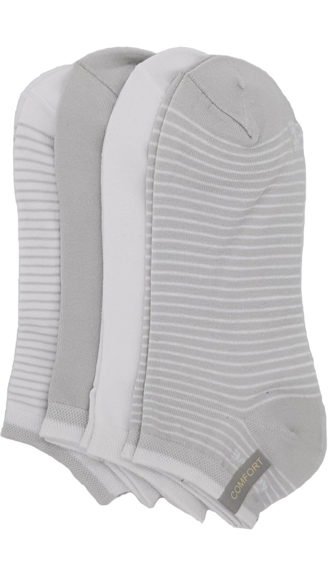 Dames Sneaker Stripes uni 4 paar (36798)