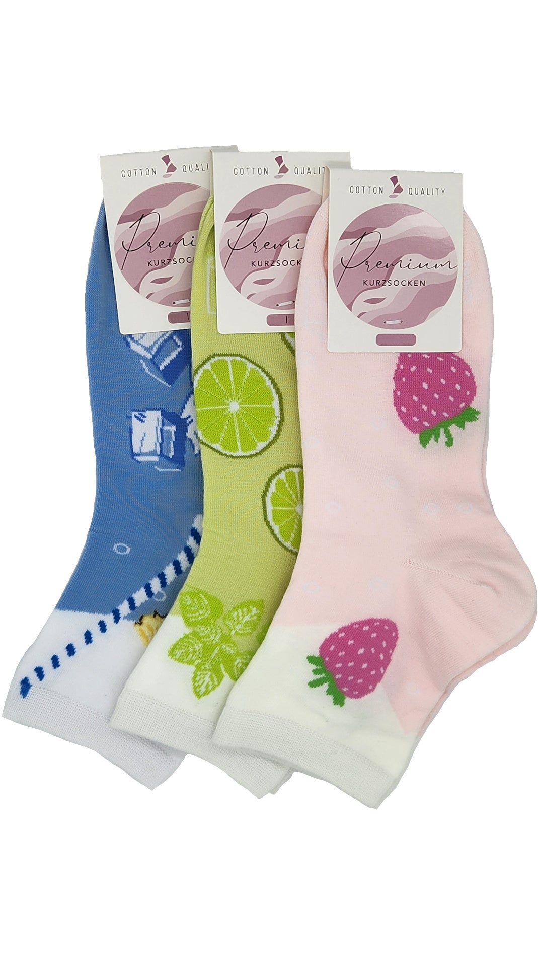Lot de 3 paires de chaussettes de tennis à tige courte pour femmes (36951)