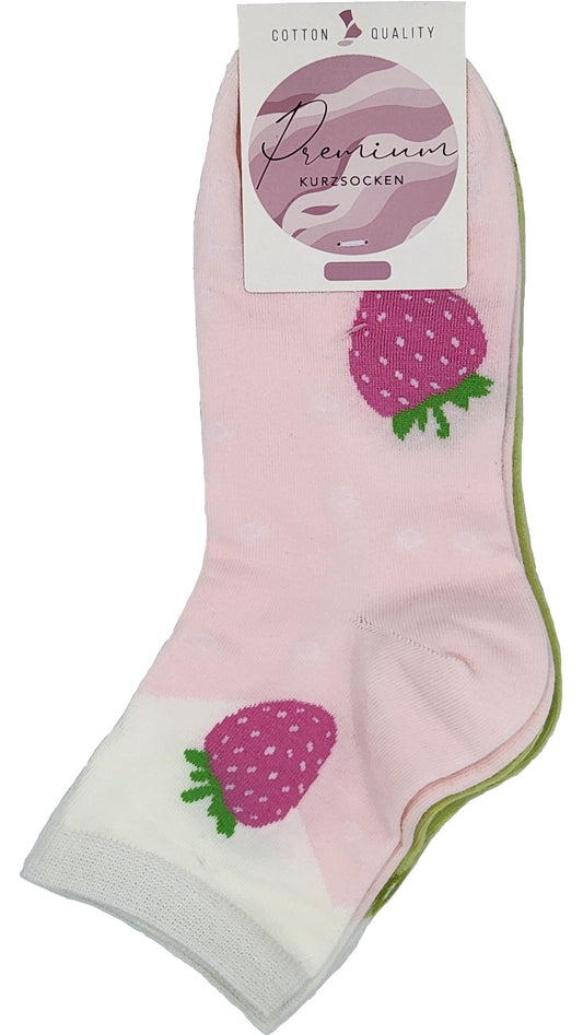 Lot de 3 paires de chaussettes de tennis à tige courte pour femmes (36951)