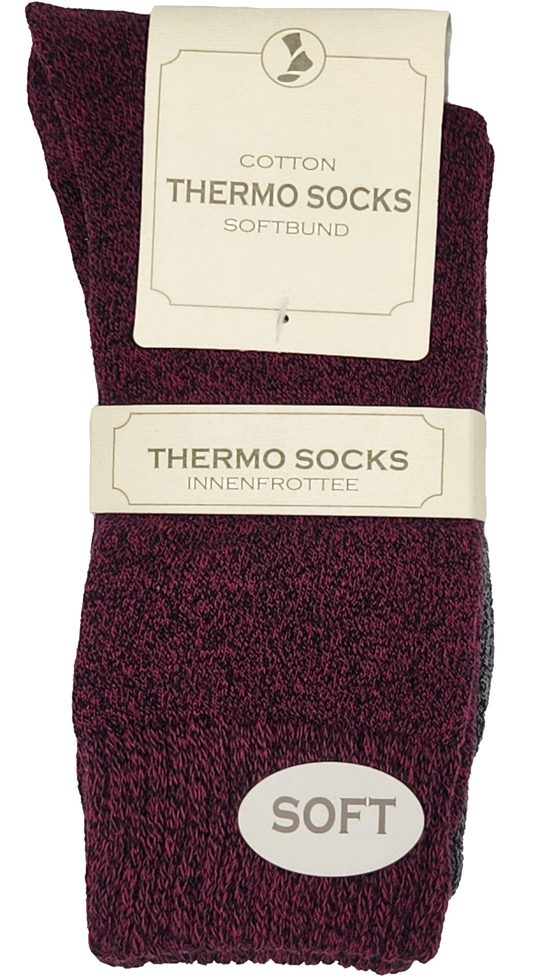 Thermozachte sokken zachte tailleband 2 paar (23402,38413)