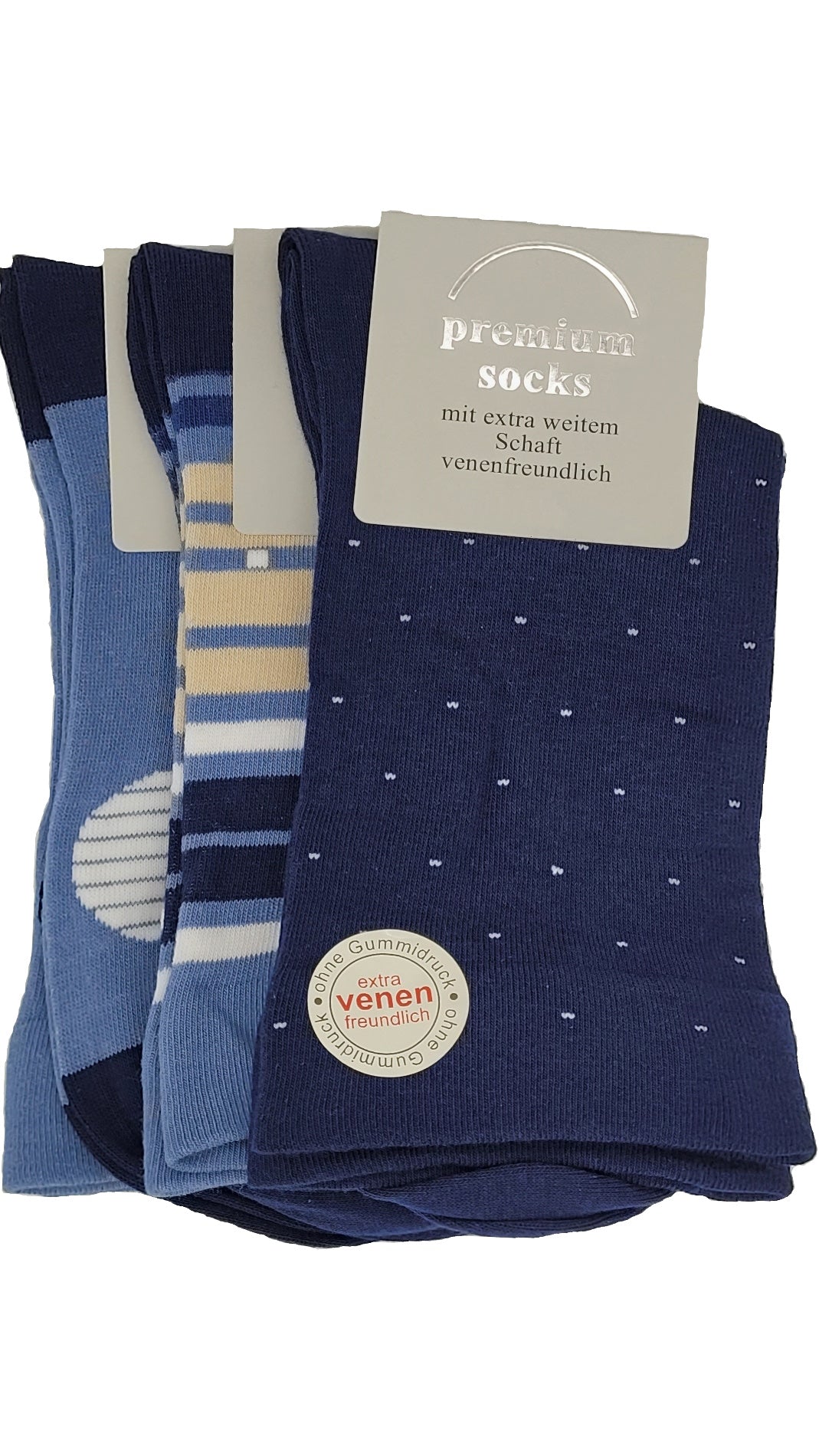 Women's Health Socks Funnel EXTRA brede boord 3 paar (39539)