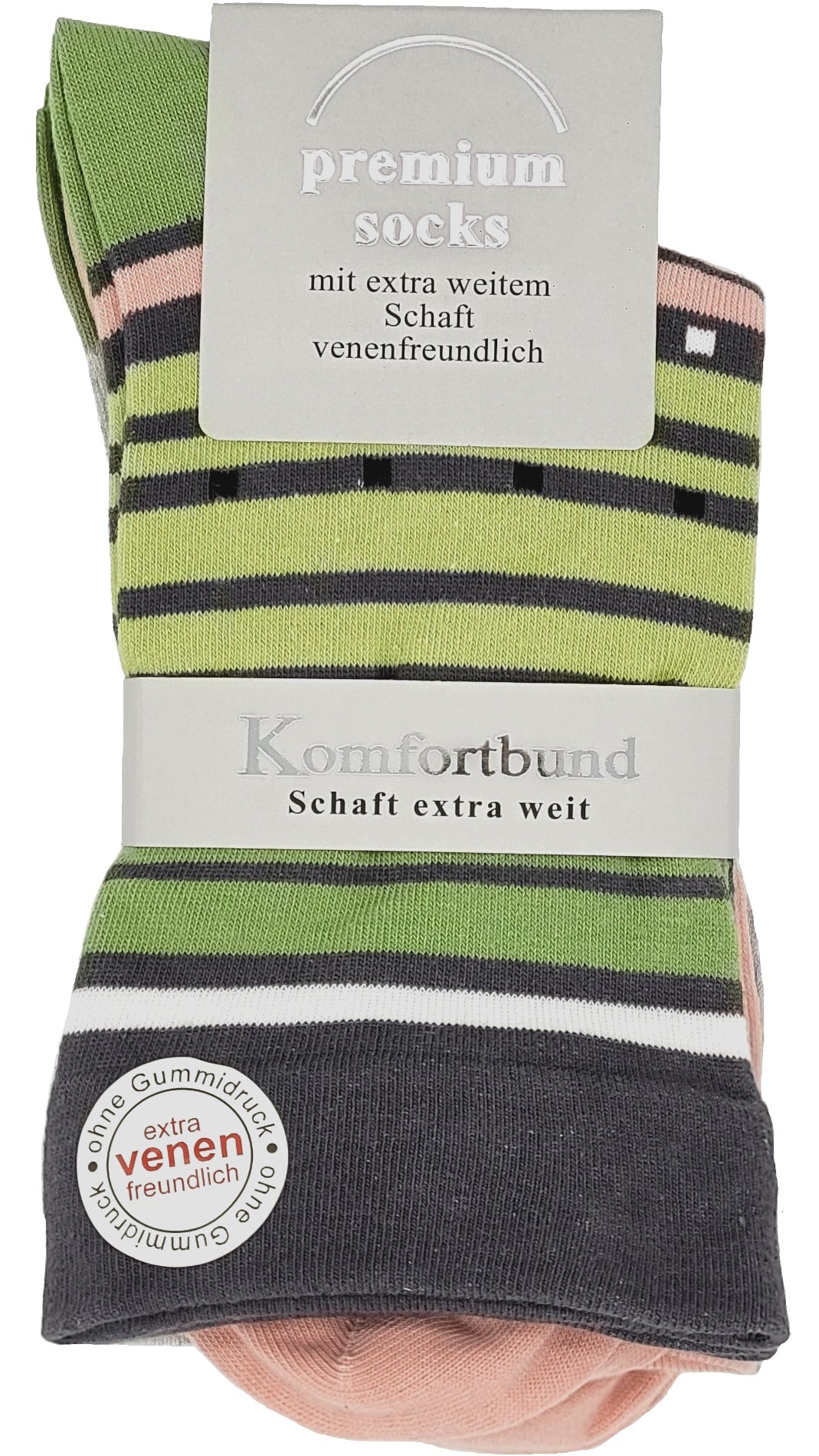 Women's Health Socks Funnel EXTRA brede boord 3 paar (39539)
